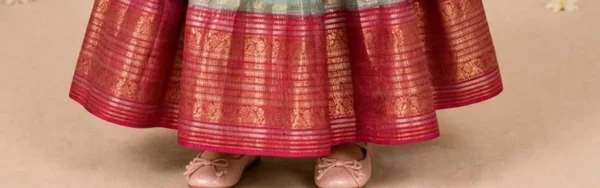 Magenta & Teal Festive Lehenga