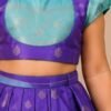 Royal Purple & Teal Pattu Pavadai