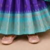 Royal Purple & Teal Pattu Pavadai